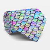 Falln Rainbow Bubble Mermaid Scales Stropdas (Opgerold)