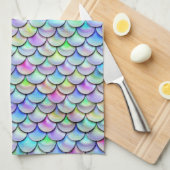 Falln Rainbow Bubble Mermaid Scales Theedoek (Quarter Fold)
