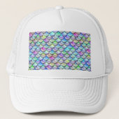 Falln Rainbow Bubble Mermaid Scales Trucker Pet (Voorkant)