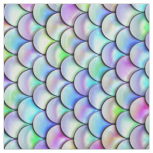Falln Rainbow Bubble Mermaid Scales v2 Stof