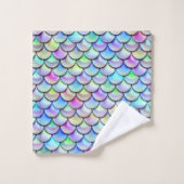 Falln Rainbow Bubble Scales Bad Handdoek (Wasdoekje)