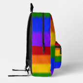 Falln Rainbow Gay Pride Flag Bedrukte Rugzak (Links)