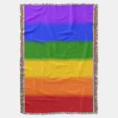 Falln Rainbow Gay Pride Flag Deken (Voorkant Verticaal)