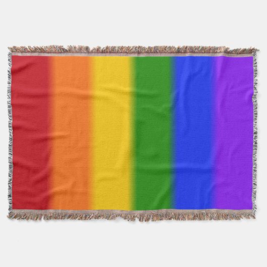 Falln Rainbow Gay Pride Flag Deken (Voorkant)