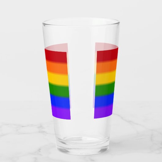 Falln Rainbow Gay Pride Flag Glas (Links)