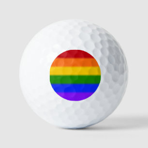 Falln Rainbow Gay Pride Flag Golfballen