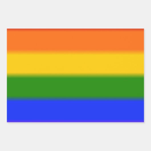 Falln Rainbow Gay Pride Flag Inpakpapier Vel (Voorkant 3)