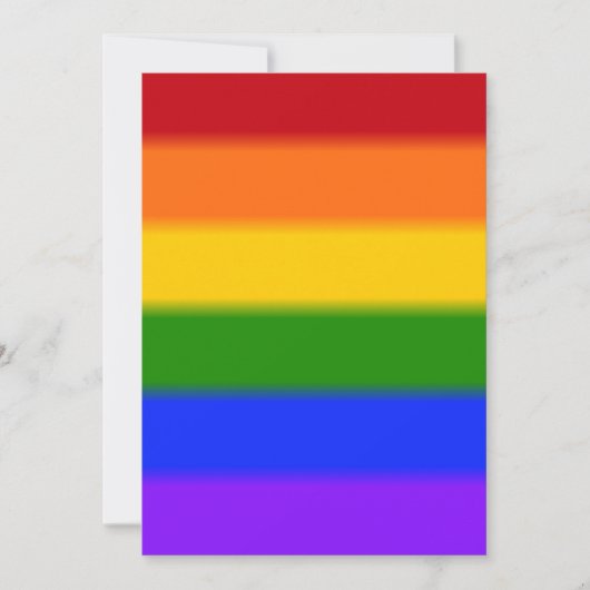 Falln Rainbow Gay Pride Flag Kaart (Voorkant)