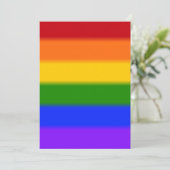 Falln Rainbow Gay Pride Flag Kaart (Staand voorkant)