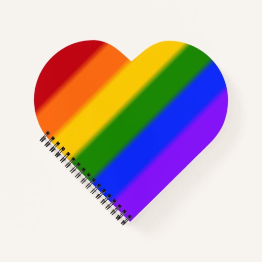 Falln Rainbow Gay Pride Flag Notitieboek (Voorkant)
