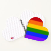 Falln Rainbow Gay Pride Flag Notitieboek (Binnen)