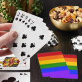Falln Rainbow Gay Pride Flag Pokerkaarten (Insitu)