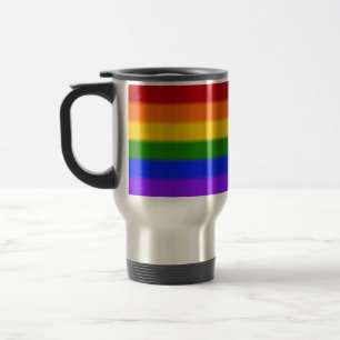 Falln Rainbow Gay Pride Flag Reisbeker