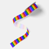 Falln Rainbow Gay Pride Flag Satijnen Lint (Achterkant)