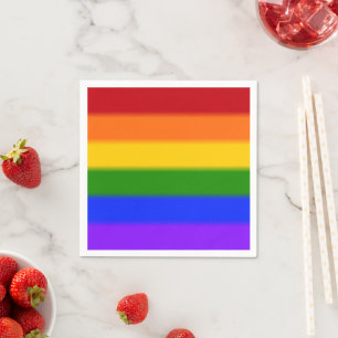 Falln Rainbow Gay Pride Flag Servet