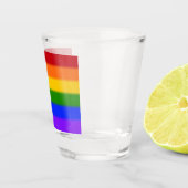 Falln Rainbow Gay Pride Flag Shot Glas (Rechts)