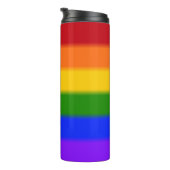 Falln Rainbow Gay Pride Flag Thermosbeker (Geroteerd rechts)