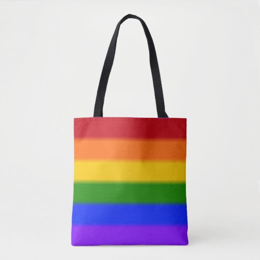 Falln Rainbow Gay Pride Flag Tote Bag (Voorkant)