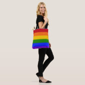 Falln Rainbow Gay Pride Flag Tote Bag (Op model)