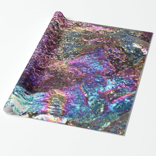 Falln Rainbow Rocks Cadeaupapier (Uitgerold)