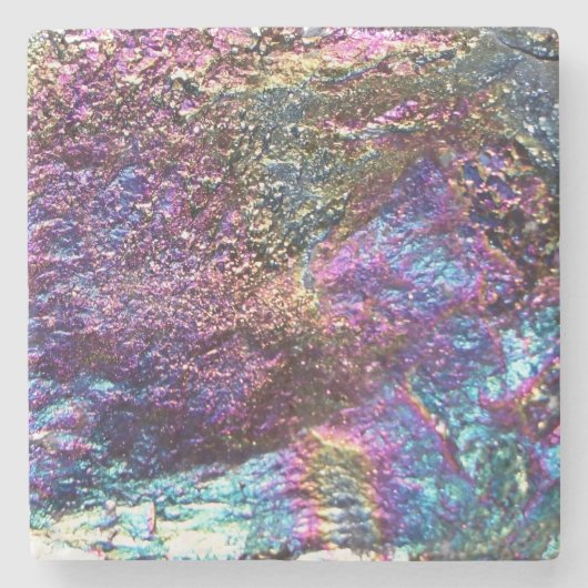 Falln Rainbow Rocks Stenen Onderzetter (Voorkant)