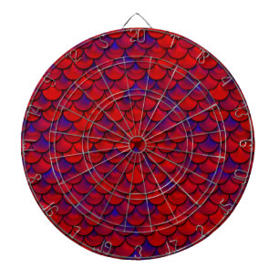 Falln Red en Paarse kalveren Dartbord