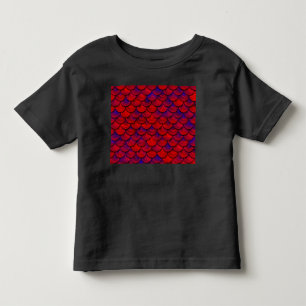 Falln Red en Paarse kalveren Kinder Shirts