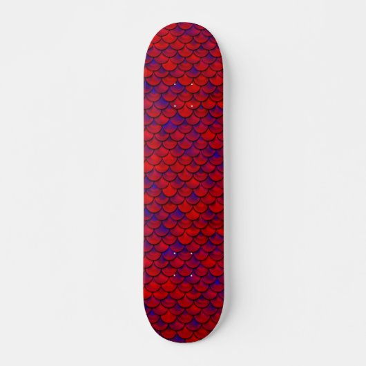 Falln Red en Paarse kalveren Skateboard (Voorkant)