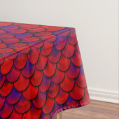 Falln Red en Paarse kalveren Tafelkleed (Voorbeeld)