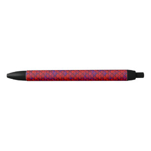 Falln Red en Paarse kalveren Zwarte Inkt Pen