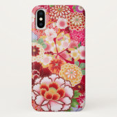 Falln Red Floral Burst Case-Mate iPhone Case (Achterkant)