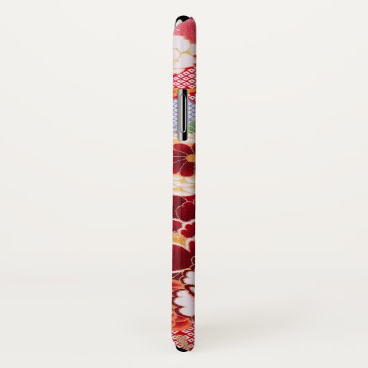 Falln Red Floral Burst Case-Mate iPhone Case (Achterkant / rechts)