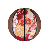 Falln Red Floral Burst Mini Basketbal (Verticaal)