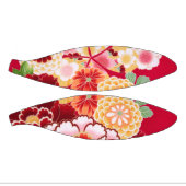 Falln Red Floral Burst Mini Basketbal (Panelen)