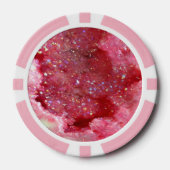 Falln Roze Feeëriekristallen Poker Chips (Voorkant)
