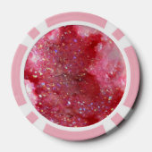 Falln Roze Feeëriekristallen Poker Chips (Achterkant)