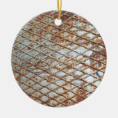 Falln Rusty Grate Keramisch Ornament (Voorkant)