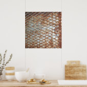 Falln Rusty Grate Poster (Keuken)