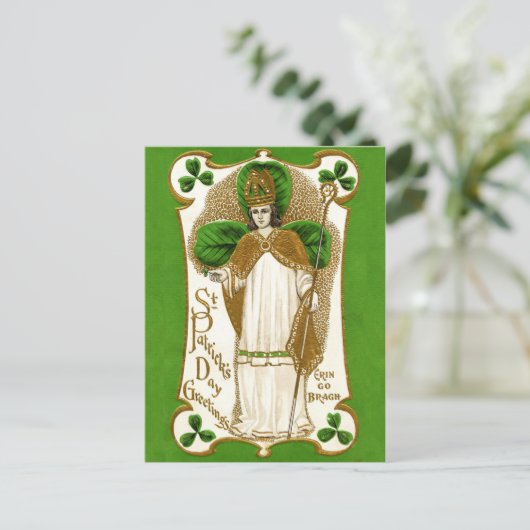 Falln Saint Patrick Briefkaart (Staand voorkant)