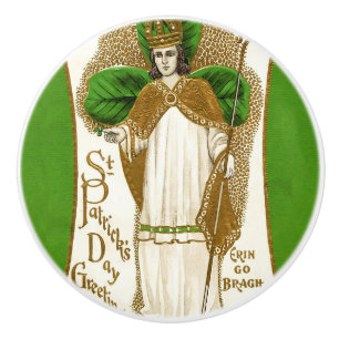 Falln Saint Patrick Keramische Knop