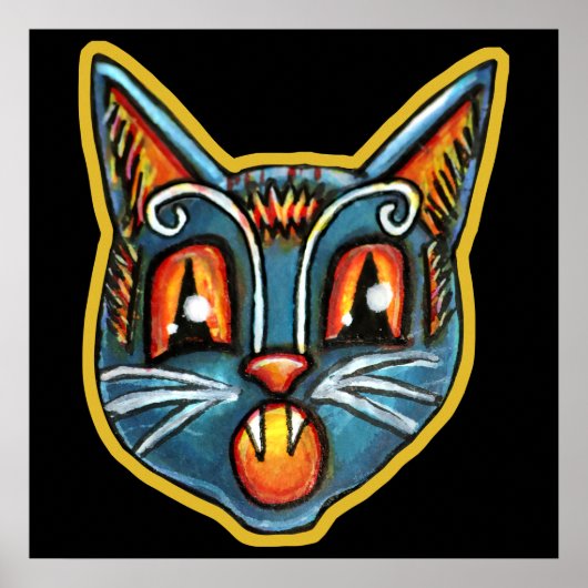 Falln Scaredy Cat  Haloweenies Poster (Voorkant)