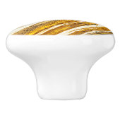 Falln Shimmering Gold Foil Keramische Knop (Zijkant)