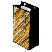 Falln Shimmering Gold Foil Klein Cadeauzakje (Voorkant Gekanteld)