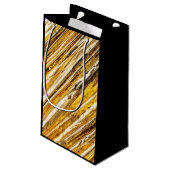 Falln Shimmering Gold Foil Klein Cadeauzakje (Achterkant Gekanteld)