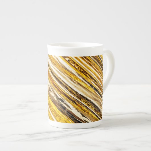 Falln Shimmering Gold Foil Porselein Kop (Voorkant rechts)