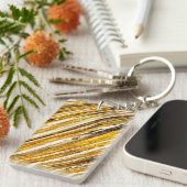 Falln Shimmering Gold Foil Sleutelhanger (Voorkant Rechts)