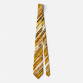 Falln Shimmering Gold Foil Stropdas (Voorkant)