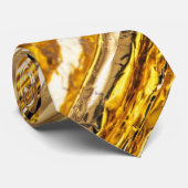 Falln Shimmering Gold Foil Stropdas (Opgerold)
