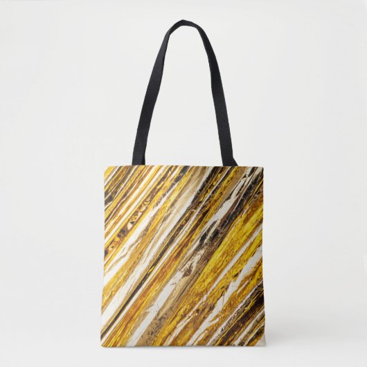 Falln Shimmering Gold Foil Tote Bag (Voorkant)