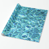 Falln Shimmering Water Cadeaupapier (Uitgerold)